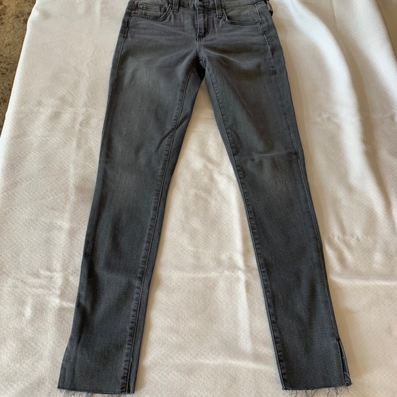 Joe's Skinny Ankle Flawless Jeans, Size 25, Charcoal Grey - Picture 8 of 11
